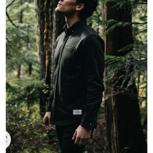 Brand New Anian The Modern Melton Wool Shirt – Men’s Size M – Made in Canada